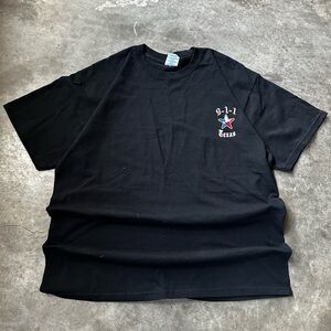 Black Texas Graphic Men's T-Shirt